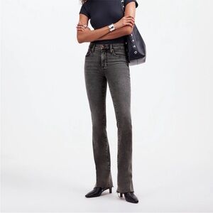 Madewell Kickout Bootcut Full-Length Jeans in Black